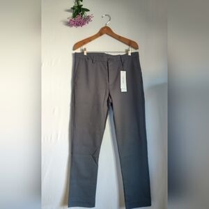 Calvin Klein Men's Modern Stretch Trouser Waist Size 34 Grey Pant